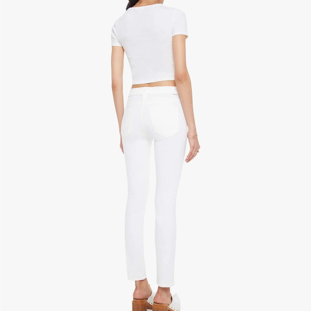 MOTHER denim - The Mid Rise Dazzler Ankle Wash: Fairest Of Them All / Sz 27 $218